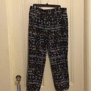 J Crew Patterned Jogger Pant